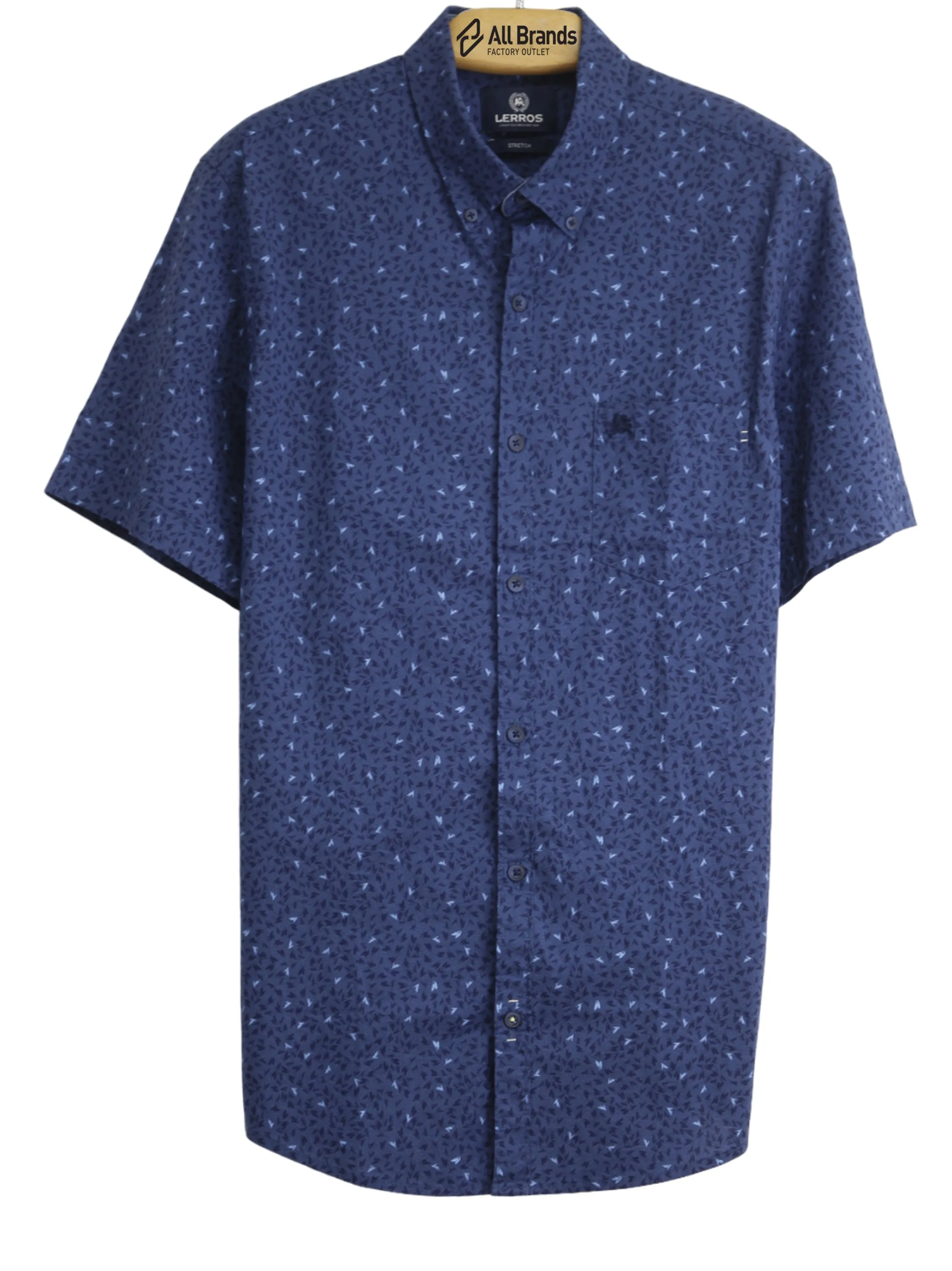 Chemise imprimée pour homme, Marine