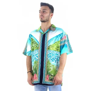 Chemise habillée imprimée pour homme, Multi
