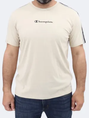 T-shirt imprimé pour homme, Beige