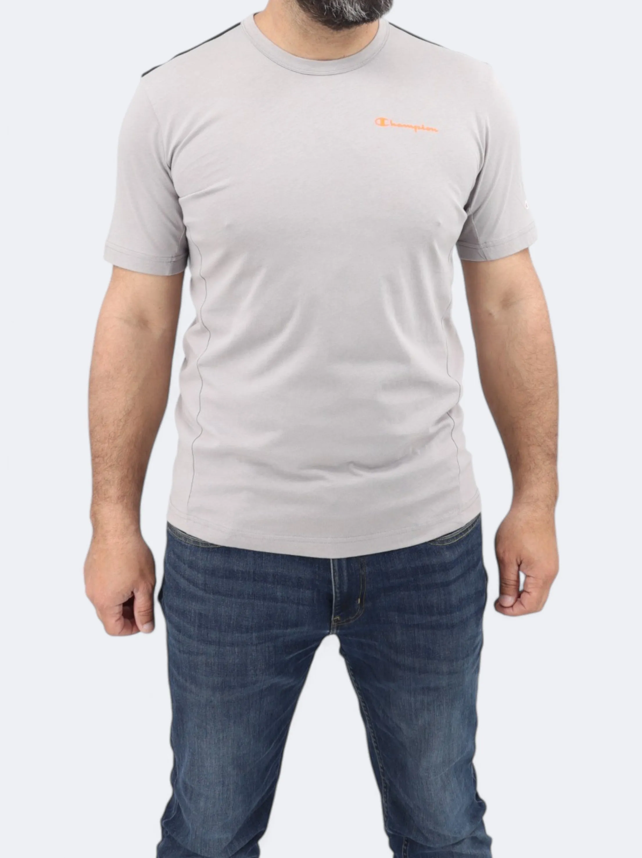 T-shirt imprimé pour homme, Gris