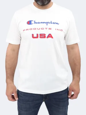 T-shirt imprimé pour homme, Blanc