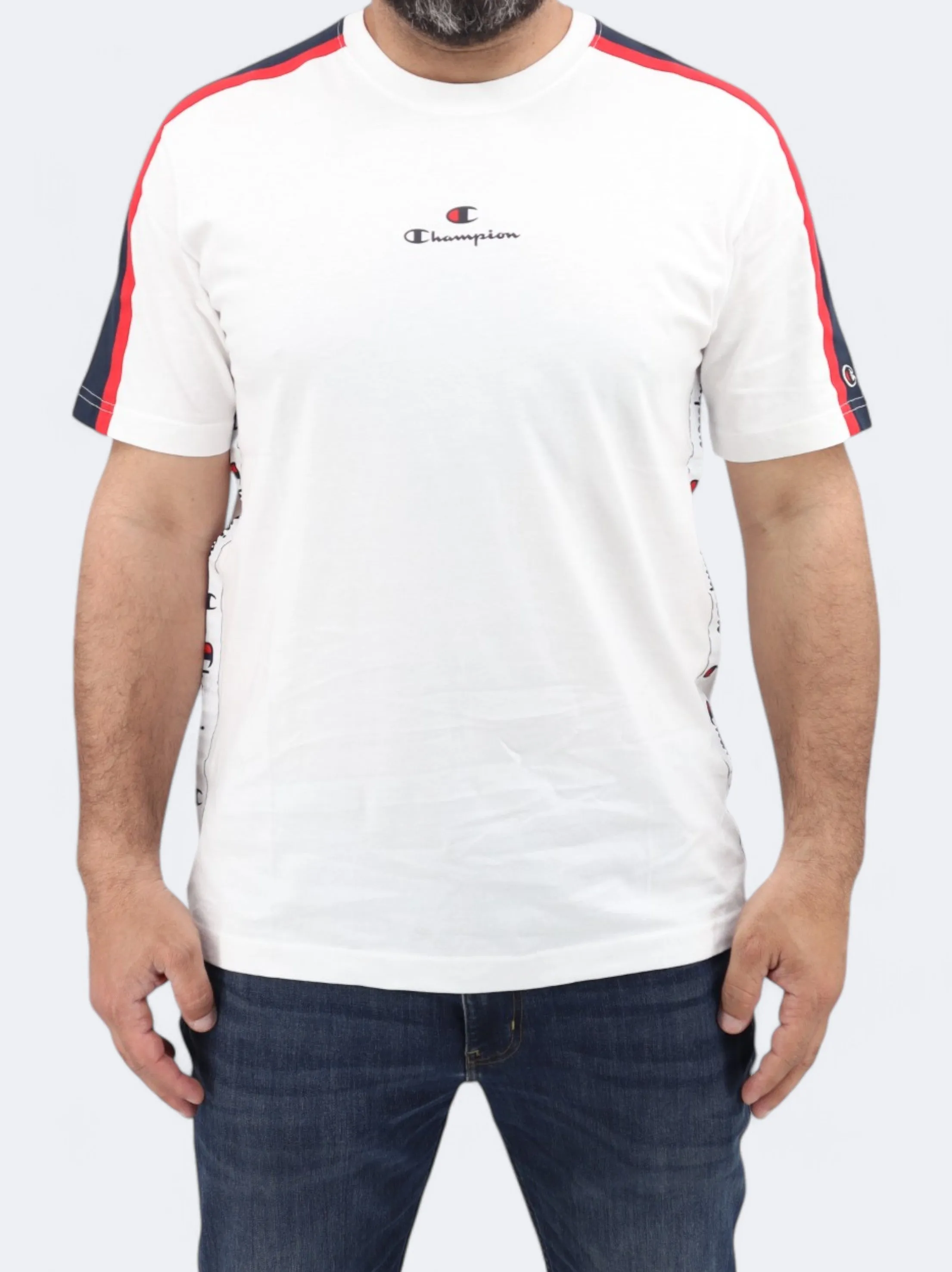 T-shirt imprimé pour homme, Blanc