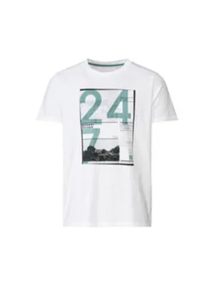 T-shirt imprimé pour homme, Blanc