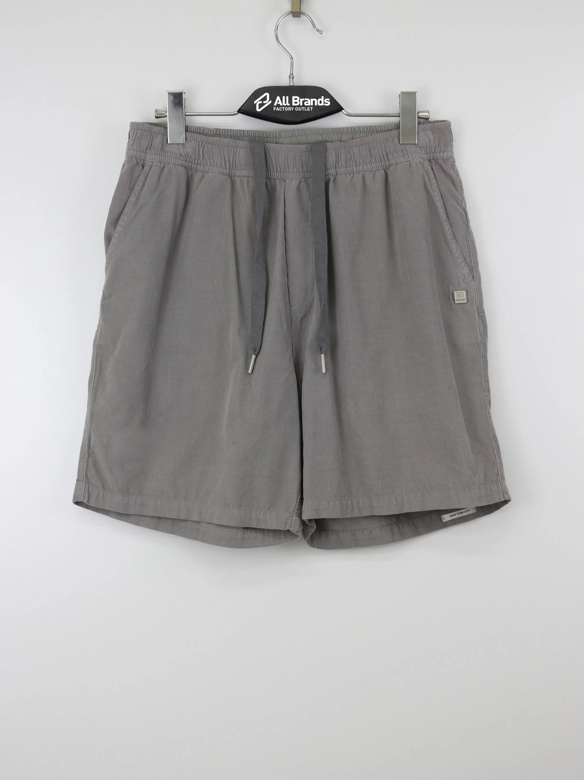 Short Homme à Côtes à Enfiler, Gris