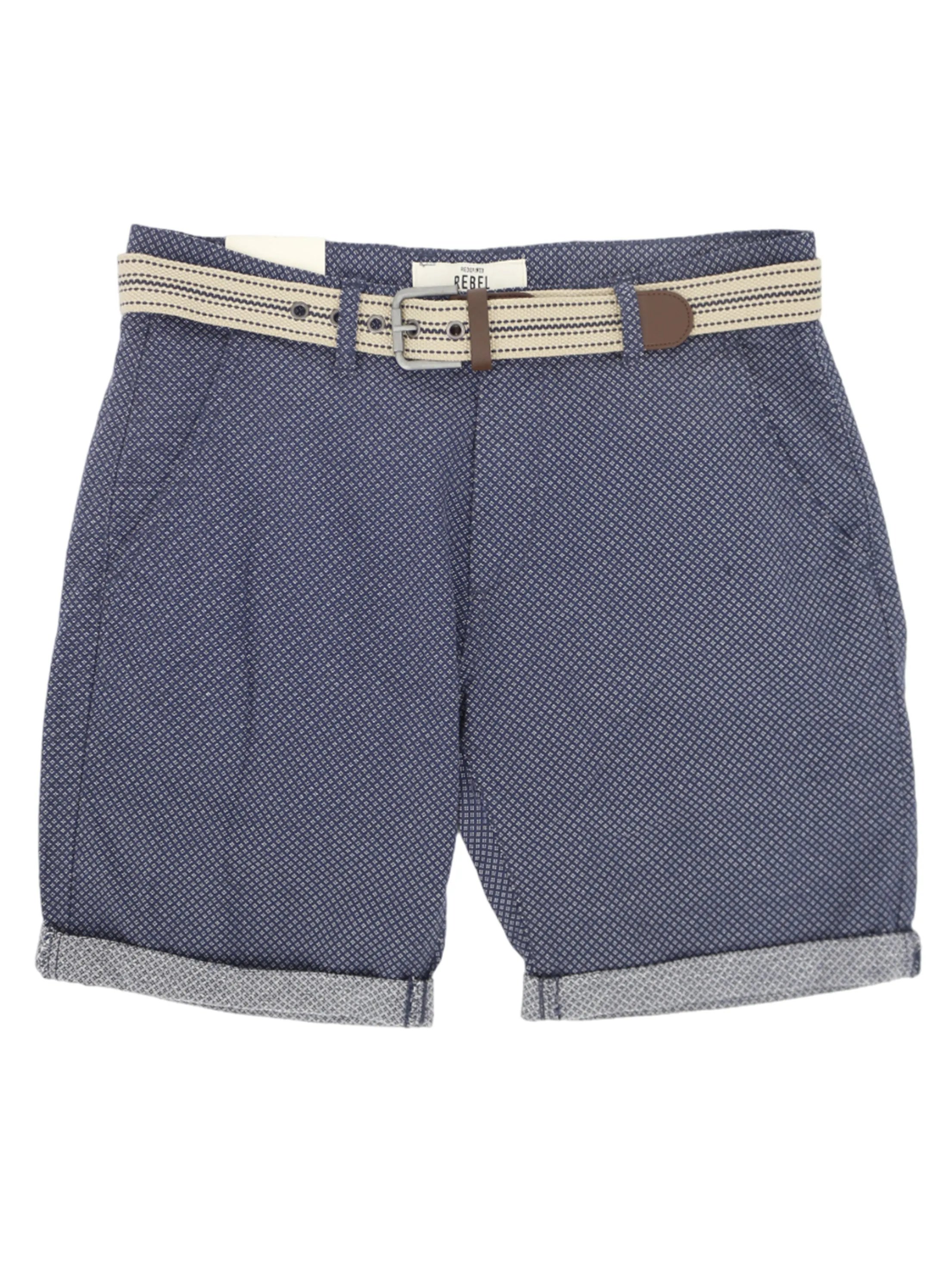Short Texturé Homme, Marine