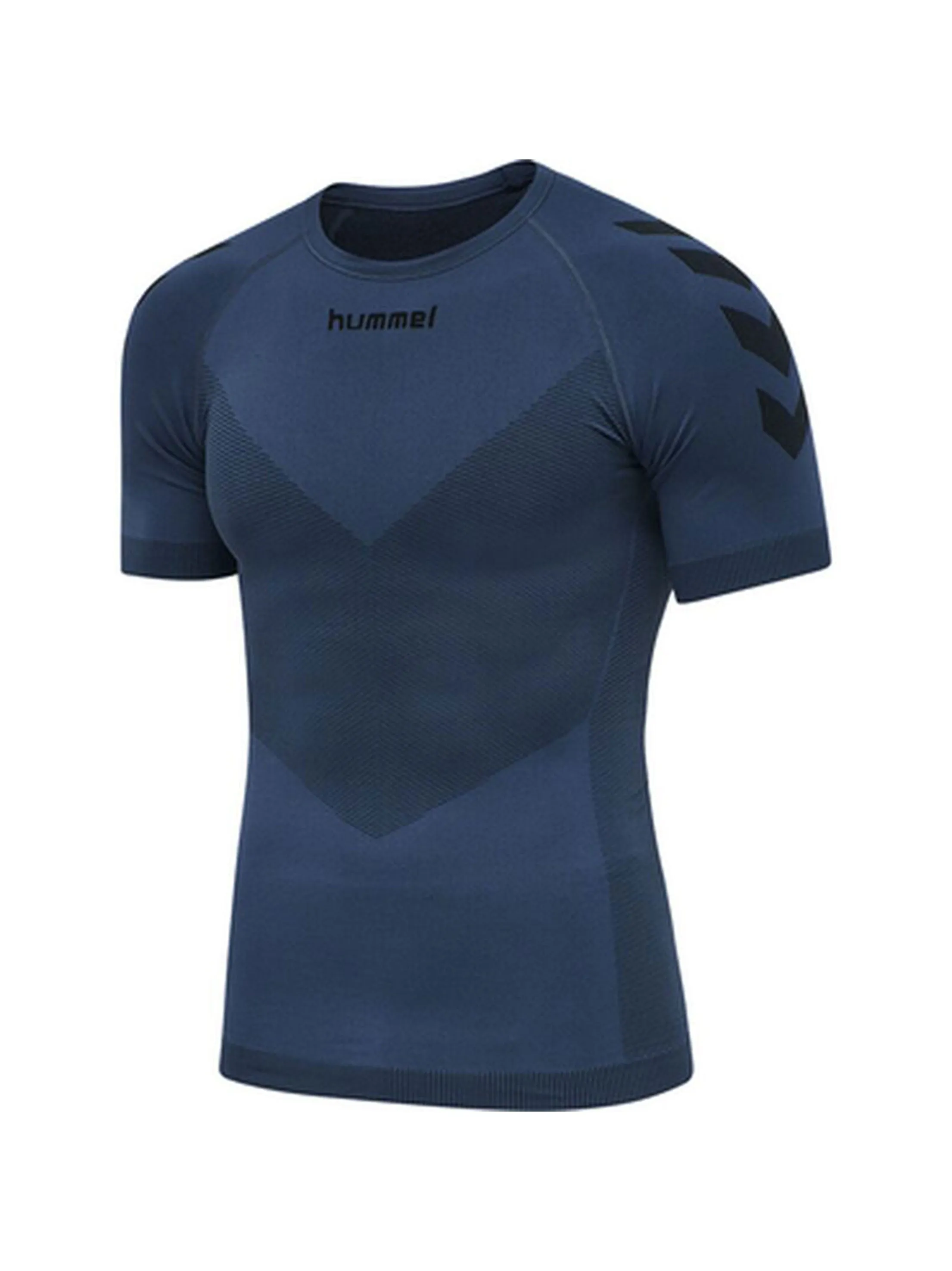 T-shirt de sport texturé pour homme, bleu marine
