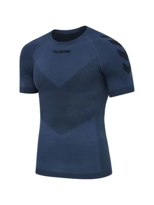 T-shirt de sport texturé pour homme, bleu marine
