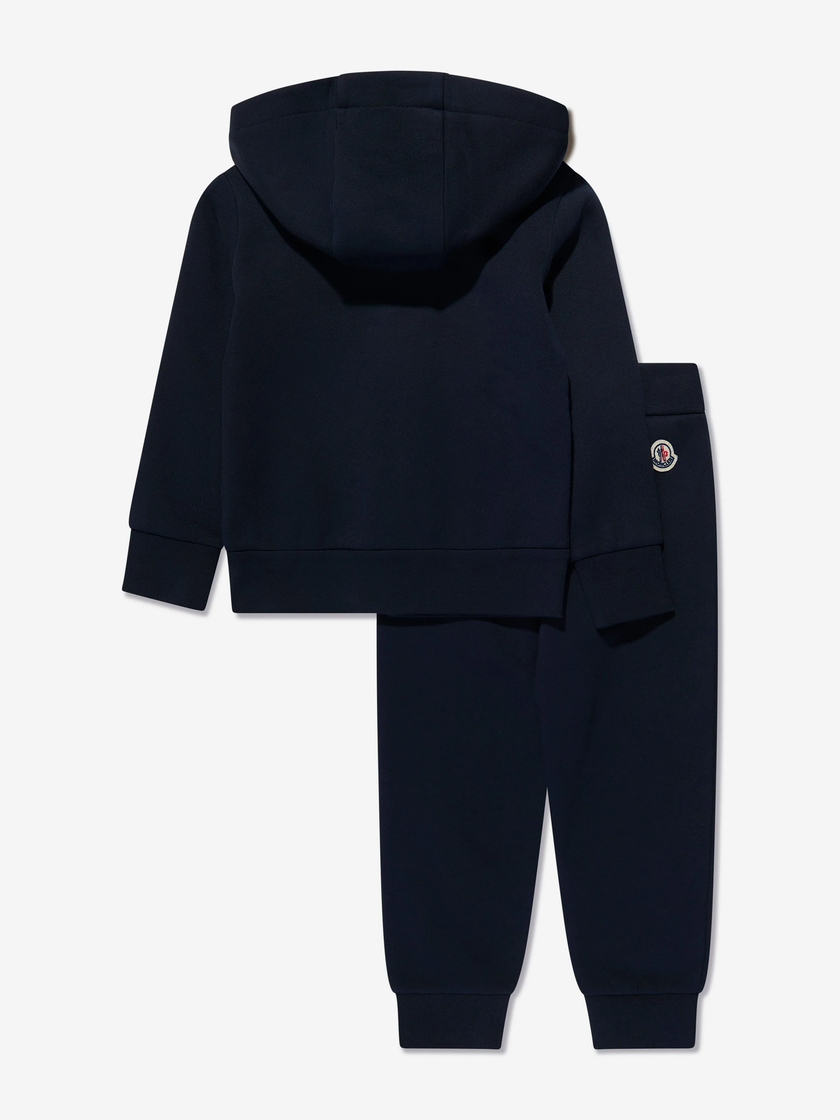 Moncler Enfant Survêtement à Logo avec Poche pour Garçons en Bleu Marine