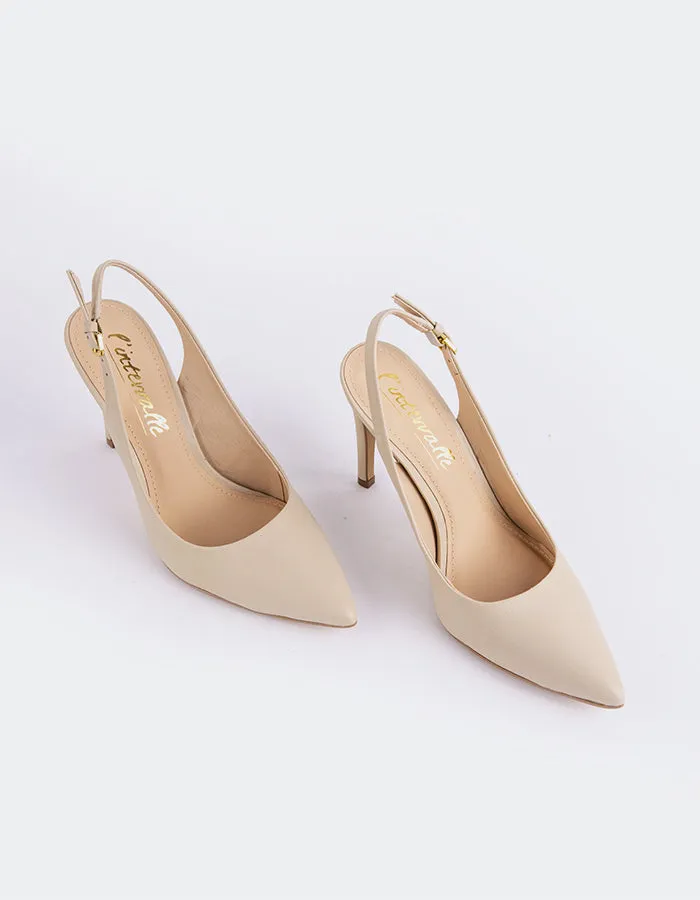 Morisha Cuir Blanc Cassé