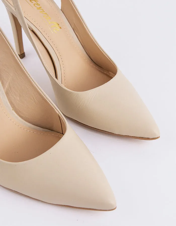 Morisha Cuir Blanc Cassé