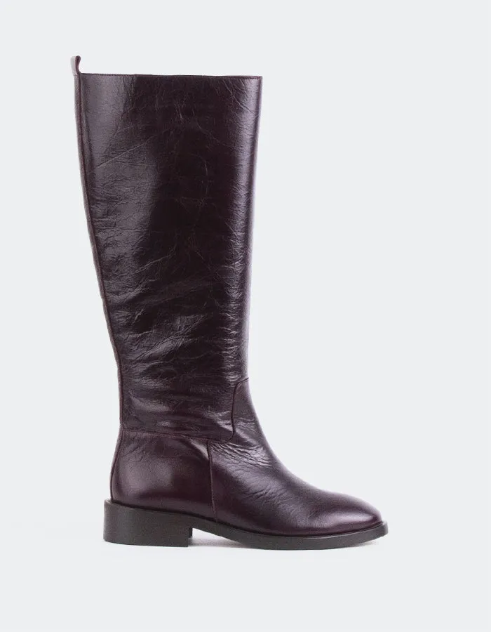 Moyle Cuir Bourgogne