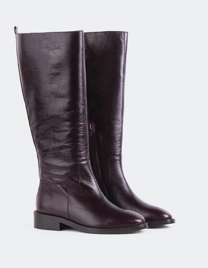 Moyle Cuir Bourgogne