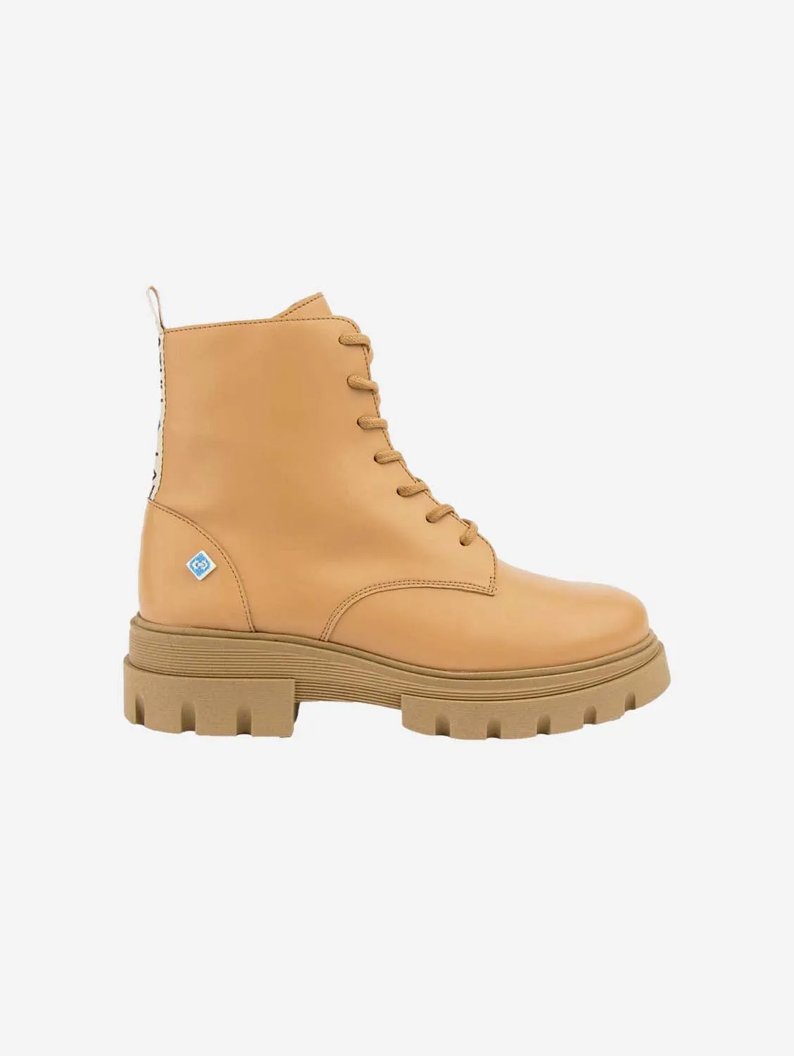Mes Bottes Véganes en Cuir de Maïs Combat | Camel