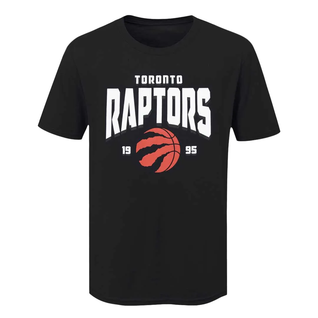 NBA - T-shirt à manches courtes pour hommes des Toronto Raptors (NAXA09IMSC3A1PB 00BLK)