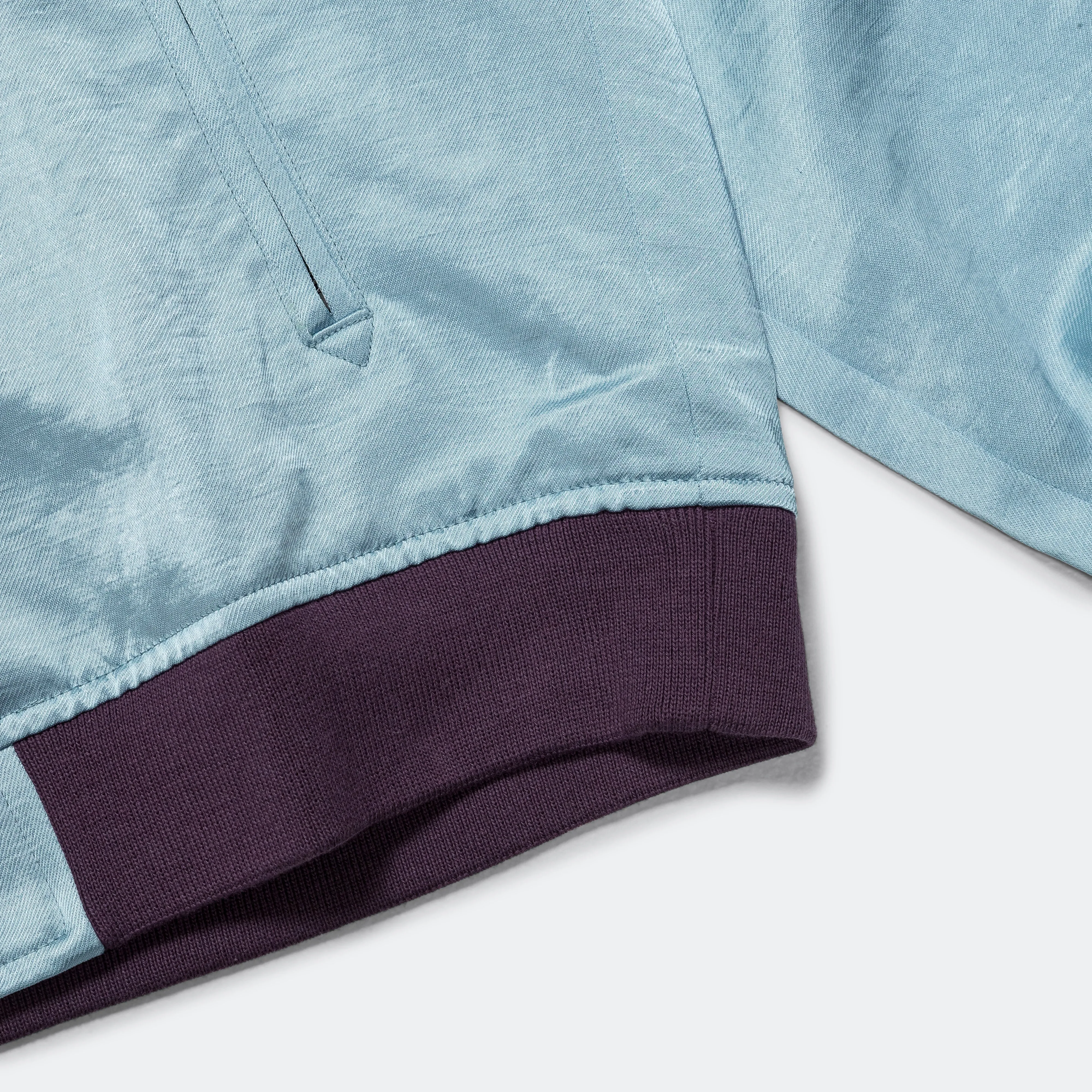 Veste Needles W.S.S en satin - Bleu