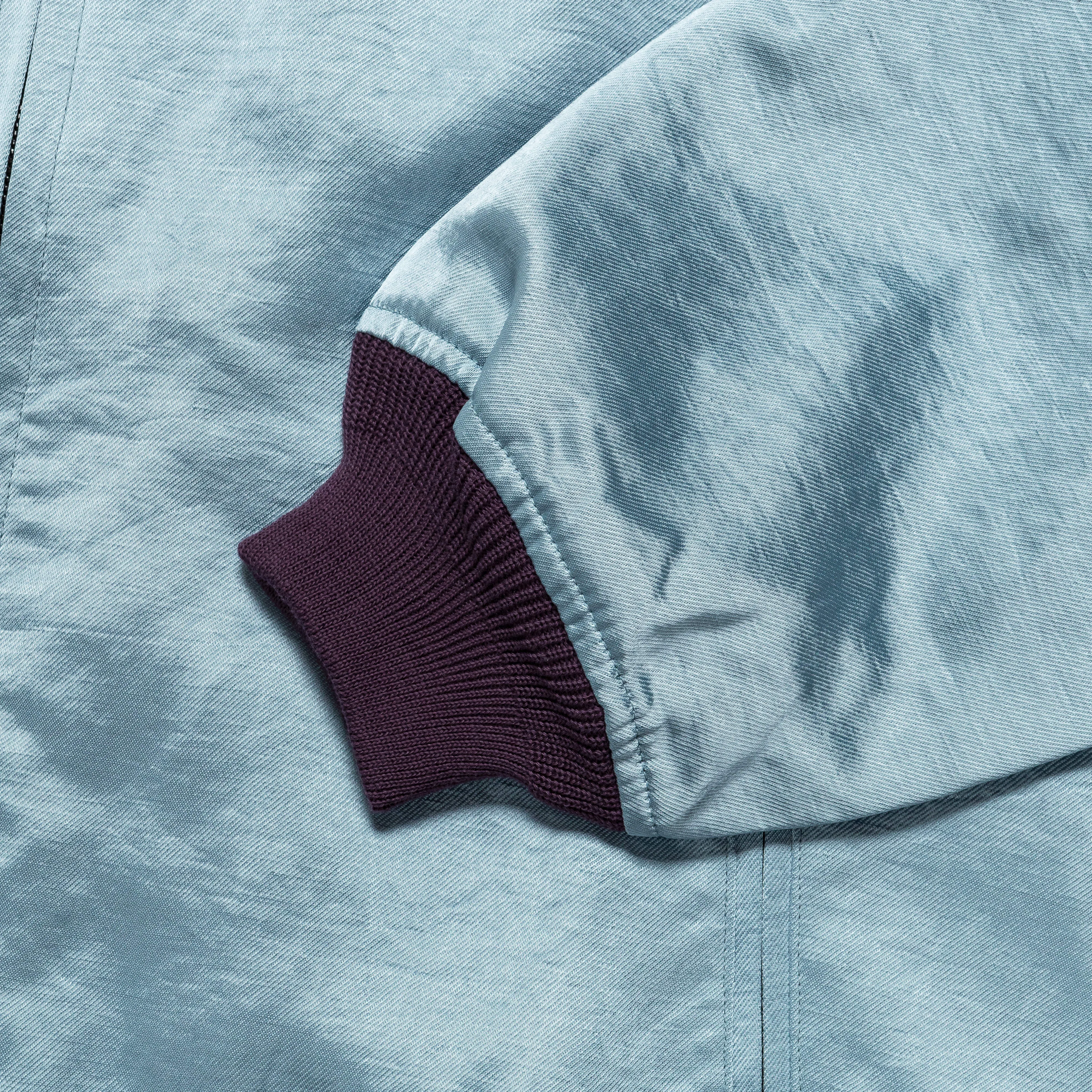 Veste Needles W.S.S en satin - Bleu