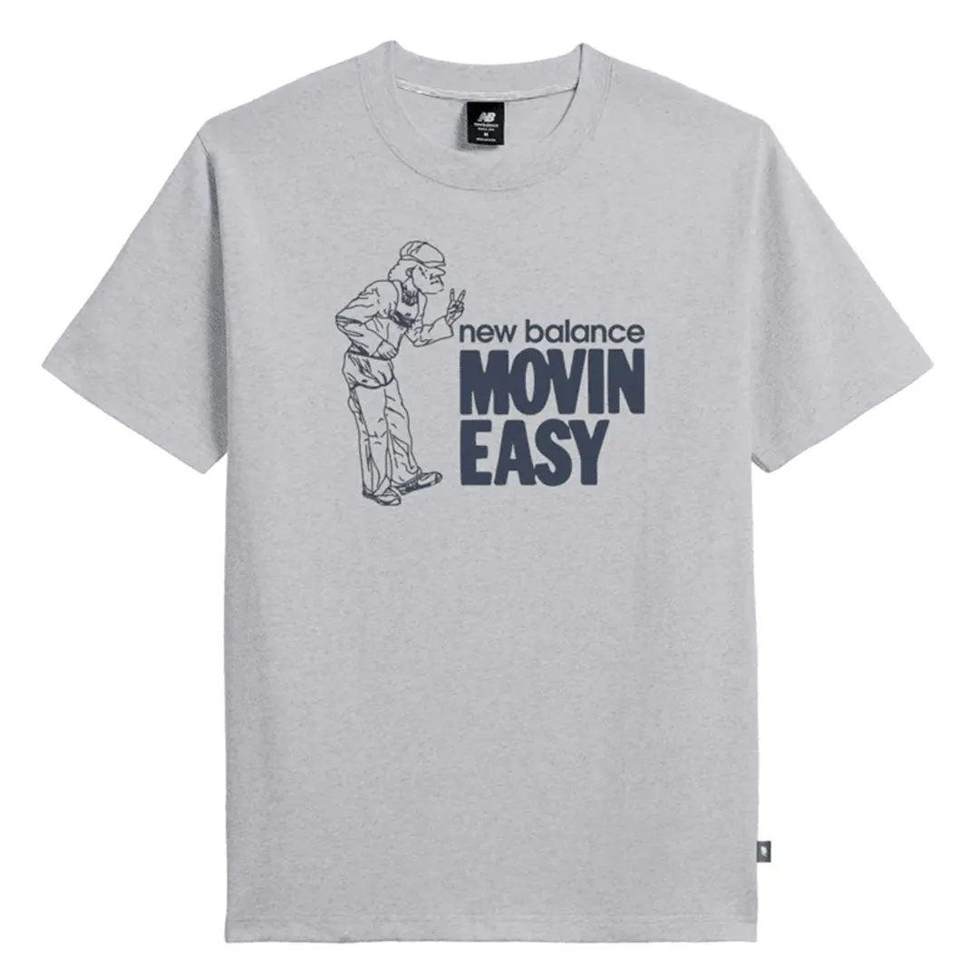New Balance - T-shirt Movin Easy pour Homme (MT33903 AG)