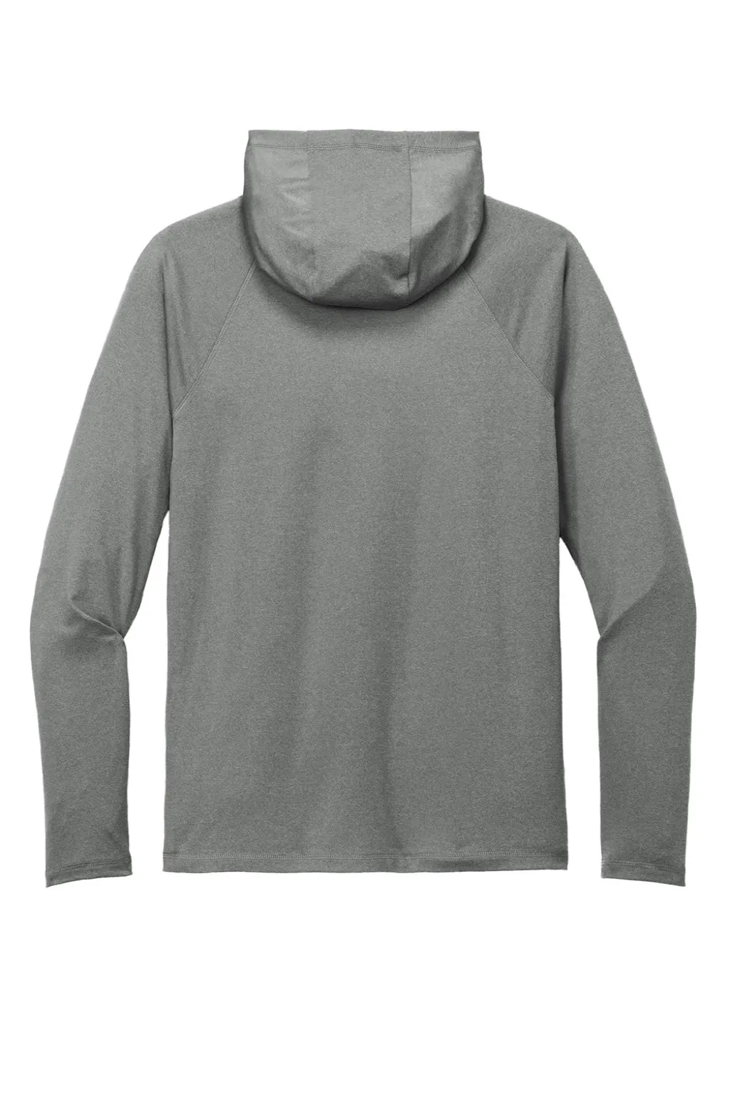 New Era Sweat-shirt à Capuche Homme à Manches Longues Évacuation de l'Humidité - Gris Ombre Chiné