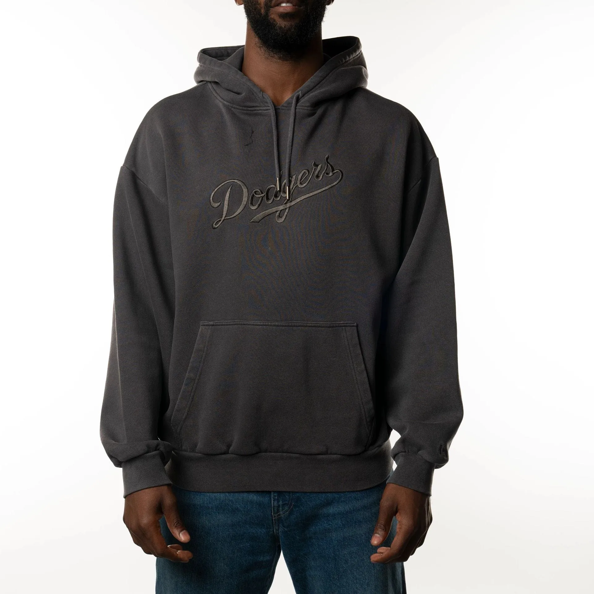 Sweats à capuche et pulls New Era LA Dodgers New Era Australie Pull à capuche oversize charbon