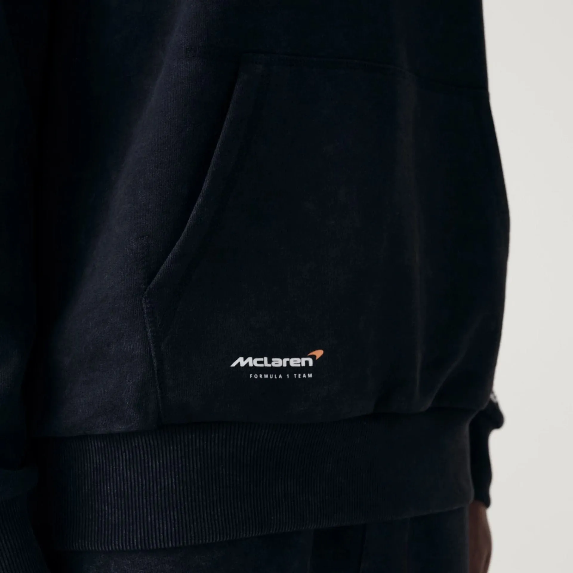Sweats à capuche et pulls à capuche New Era McLaren Racing Pack Lavé Noir Pull à capuche surdimensionné