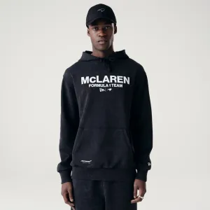Sweats à capuche et pulls à capuche New Era McLaren Racing Pack Lavé Noir Pull à capuche surdimensionné