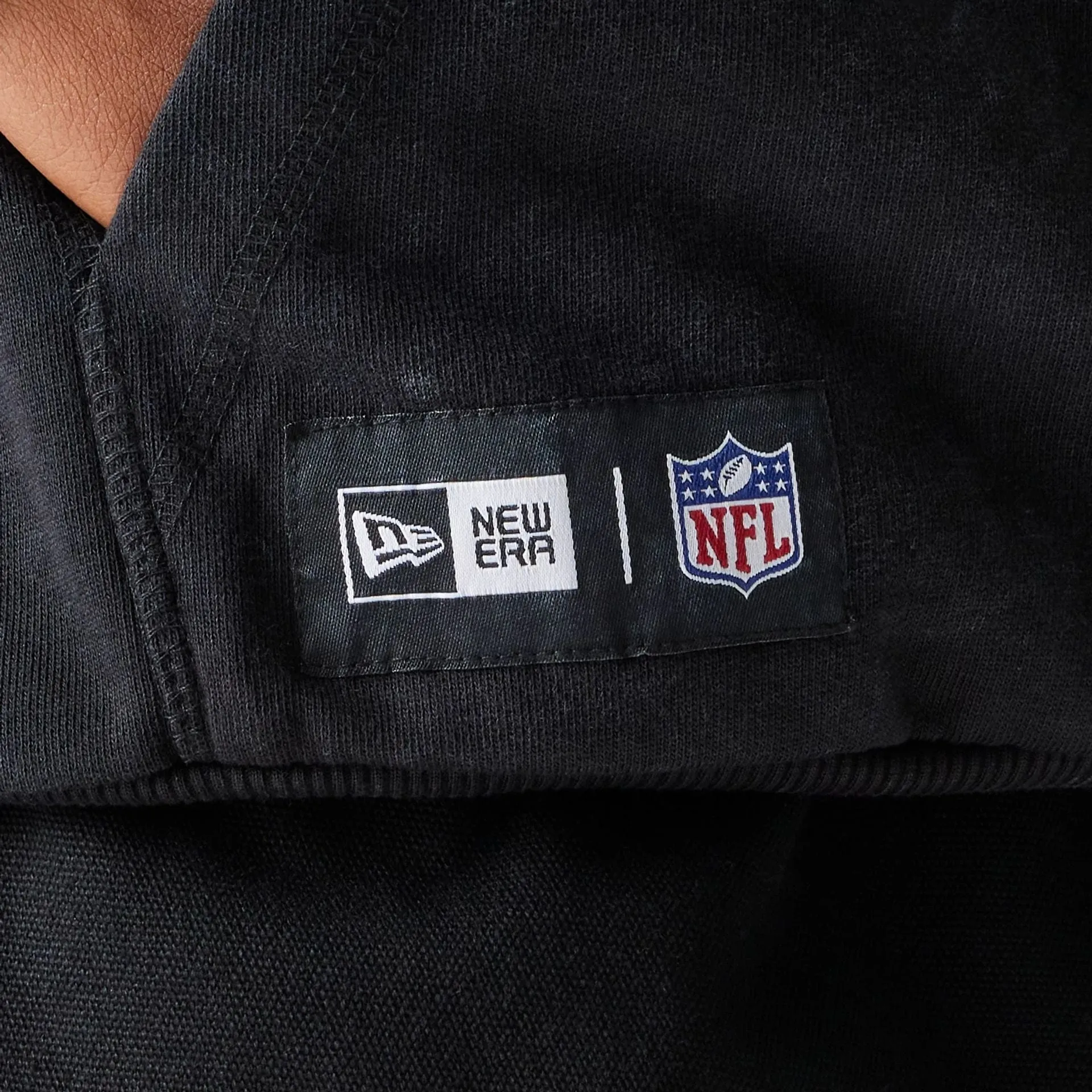 Sweats à capuche et pulls New Era des Minnesota Vikings - Vêtements premium pour les matchs de NFL - Pull à capuche noir surdimensionné