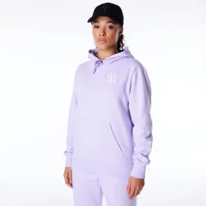 Sweats à capuche et pulls New Era New York Yankees Femmes MLB League Essential Pullover pastel violet