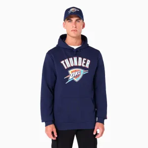 Sweats à capuche et pulls à capuche New Era Oklahoma City Thunder NBA Pullover en bleu marine