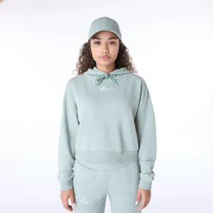 Sweats à capuche et pulls pour femmes New Era Script - Pull à capuche vert pastel