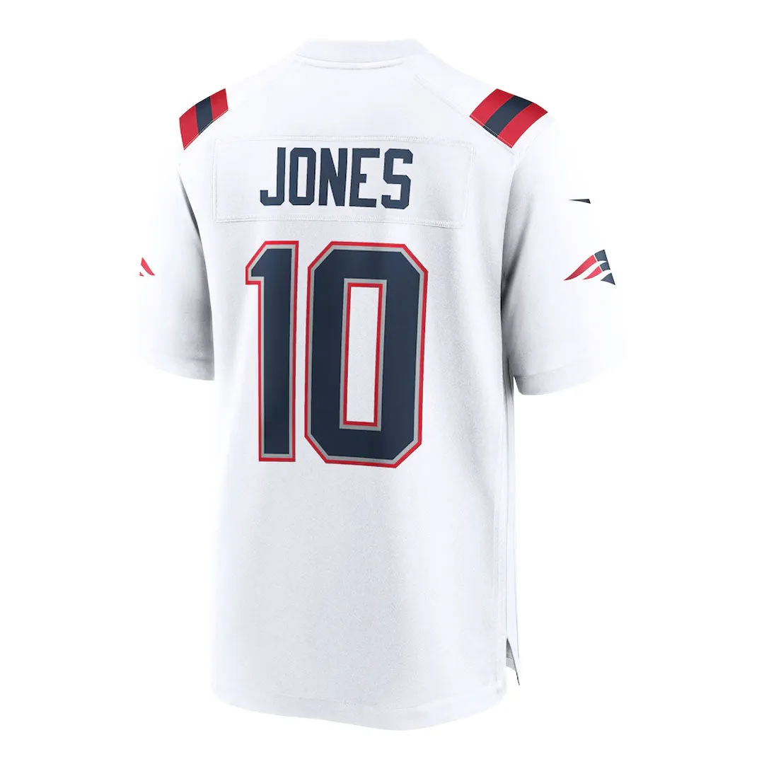NFL - Maillot de match pour homme des New England Patriots, joueur Mac Jones (67NM NPGR 8KF 2PP)