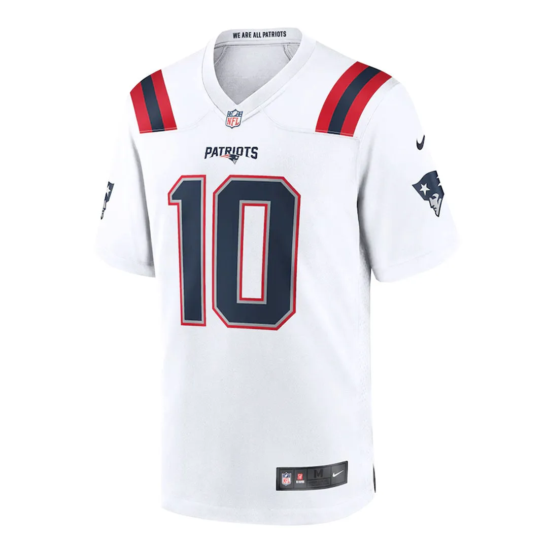 NFL - Maillot de match pour homme des New England Patriots, joueur Mac Jones (67NM NPGR 8KF 2PP)