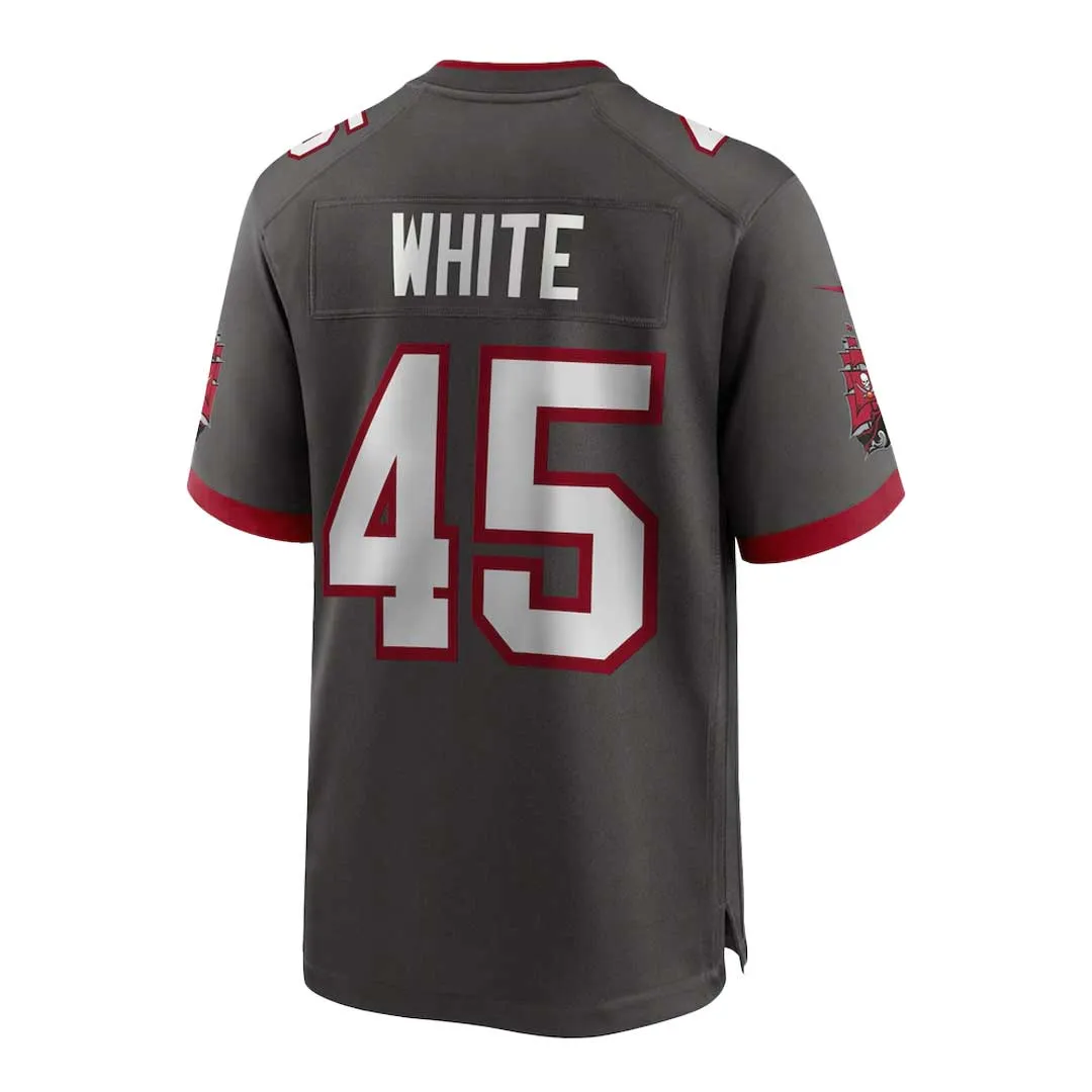 NFL - Maillot alternatif de jeu Devin White des Buccaneers de Tampa Bay pour hommes (67NM TBGA 8BF 2KF)