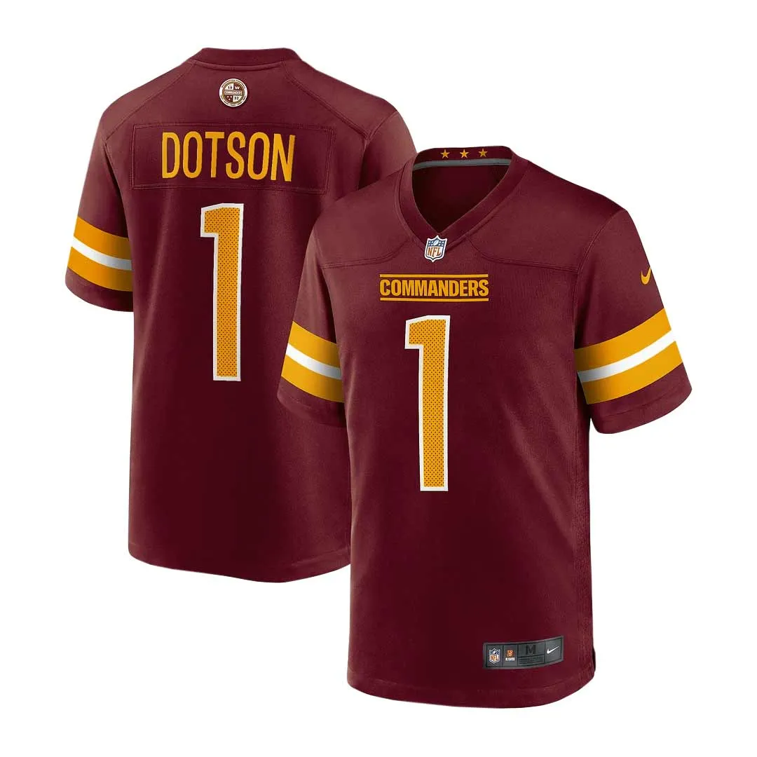 NFL - Maillot de match Jahan Dotson des Washington Commanders pour homme (67NM WSGH 9EF LZ0)
