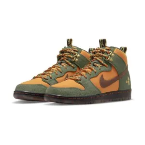Nike SB Dunk High Pass~Port Bottes de Travail Passeport Vert Armée/Brun/Noir Nike Dunk