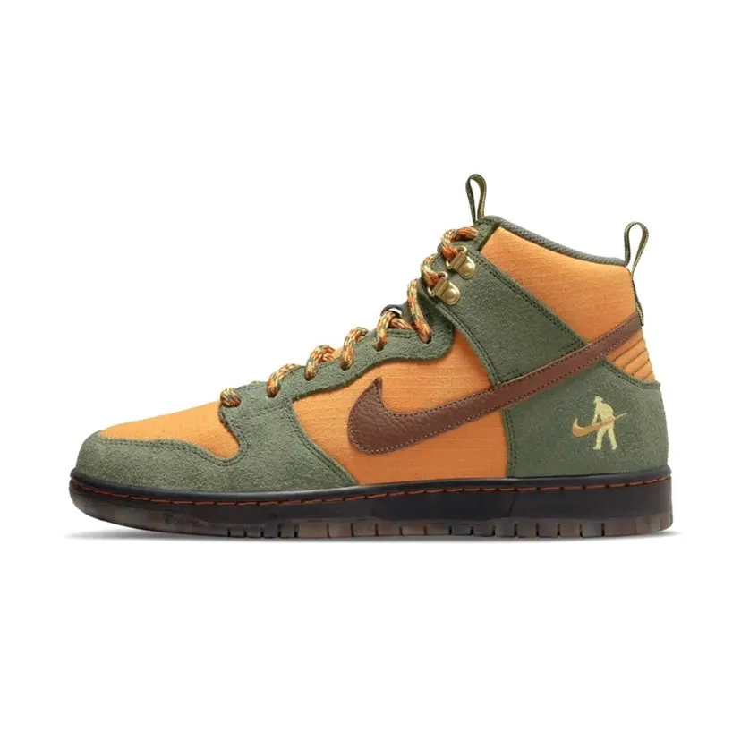 Nike SB Dunk High Pass~Port Bottes de Travail Passeport Vert Armée/Brun/Noir Nike Dunk