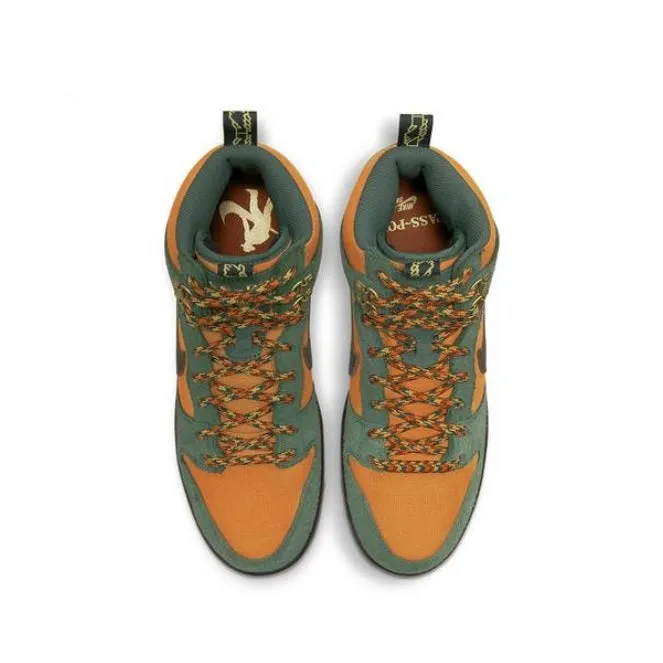 Nike SB Dunk High Pass~Port Bottes de Travail Passeport Vert Armée/Brun/Noir Nike Dunk