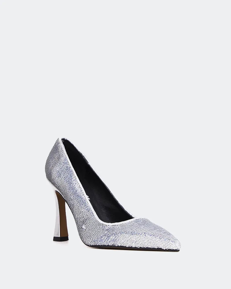 Norah Paillettes Argentées