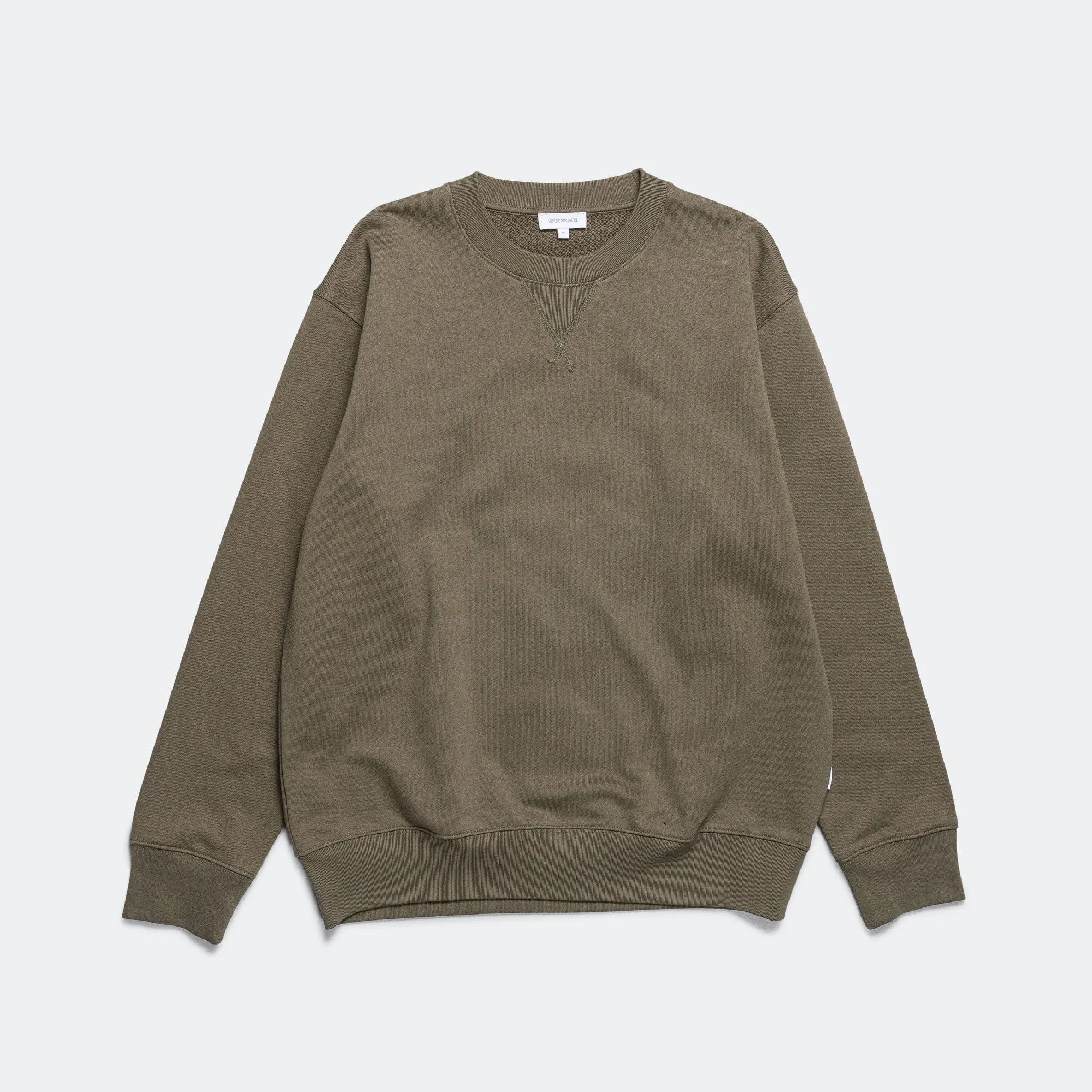 Norse Projects Sweat-shirt Standard - Vert Sédiment