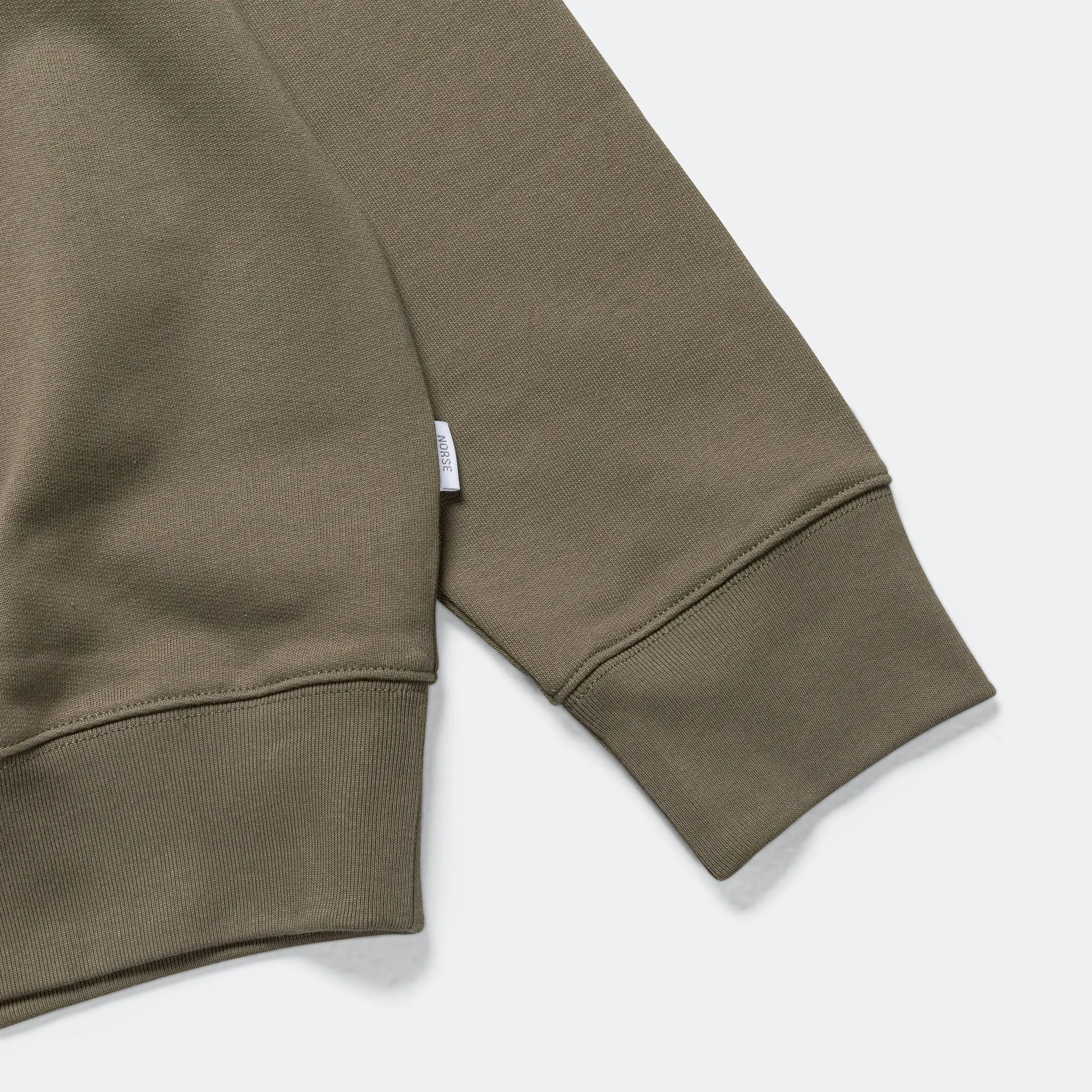 Norse Projects Sweat-shirt Standard - Vert Sédiment