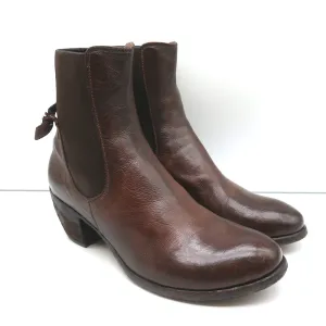 Bottes Chelsea Officine Creative en Cuir Marron Taille 38 Bottes à la Cheville à Talon Moyen