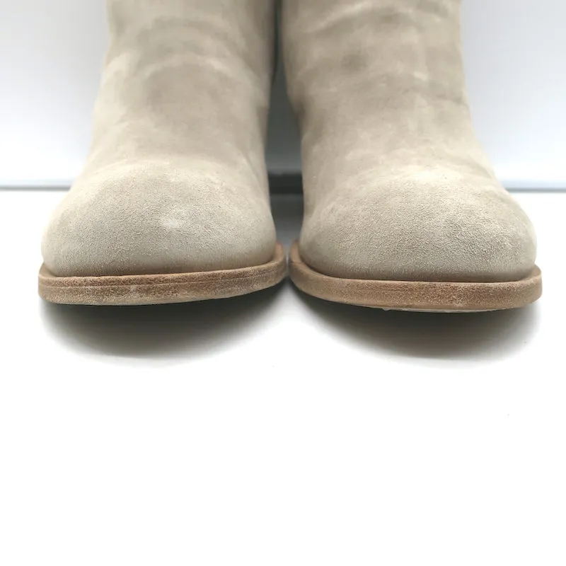 Officine Creative Bottes à Cheville à Fermeture Éclair Denner Suède Taupe Taille 40 NEUVE