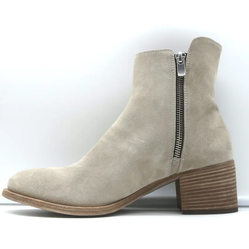 Officine Creative Bottes à Cheville à Fermeture Éclair Denner Suède Taupe Taille 40 NEUVE