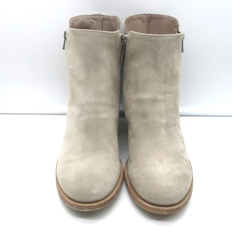 Officine Creative Bottes à Cheville à Fermeture Éclair Denner Suède Taupe Taille 40 NEUVE