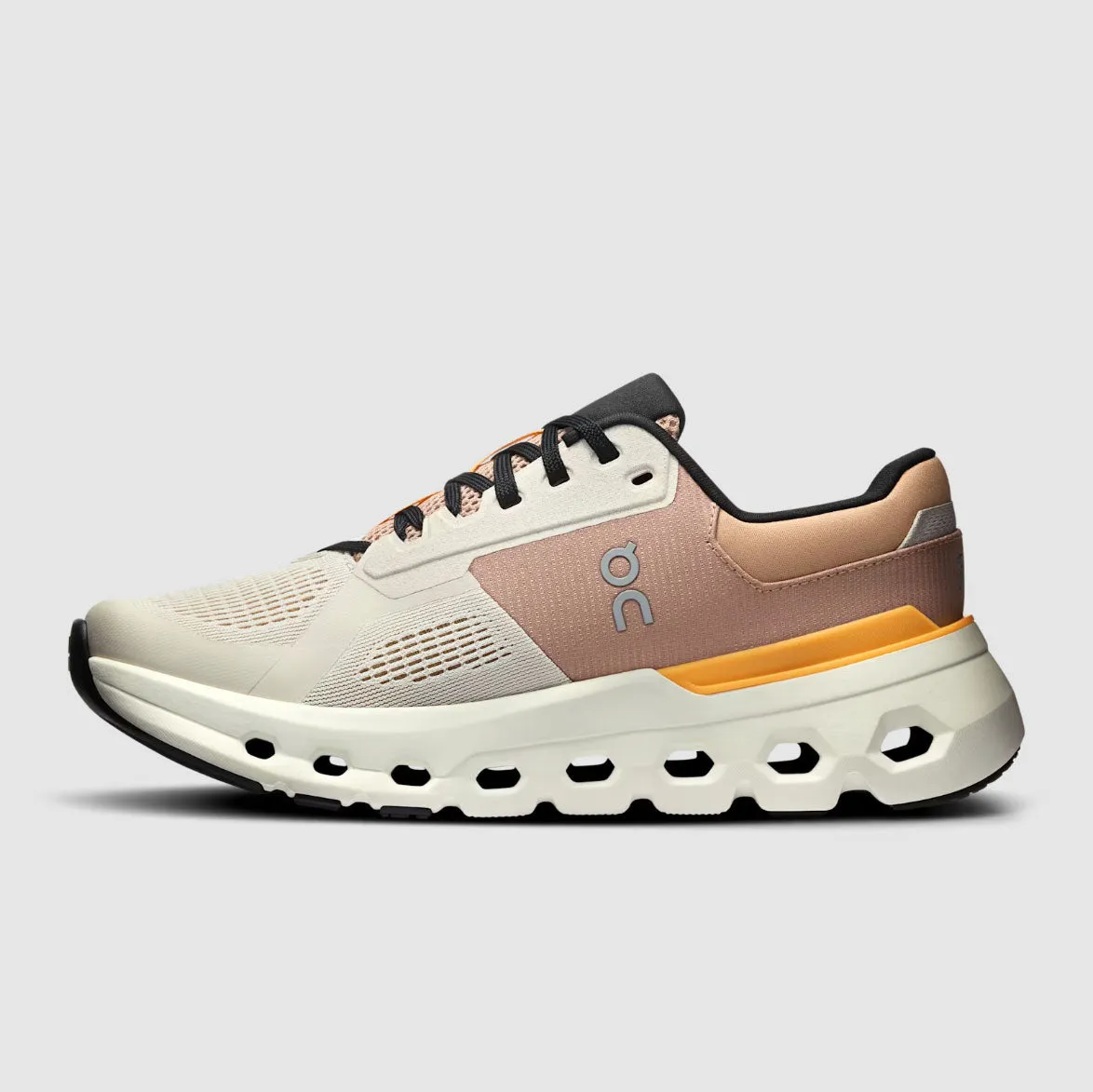 Chaussures On Women's Cloudrunner 2 - Perle / Mandarine On Cloud