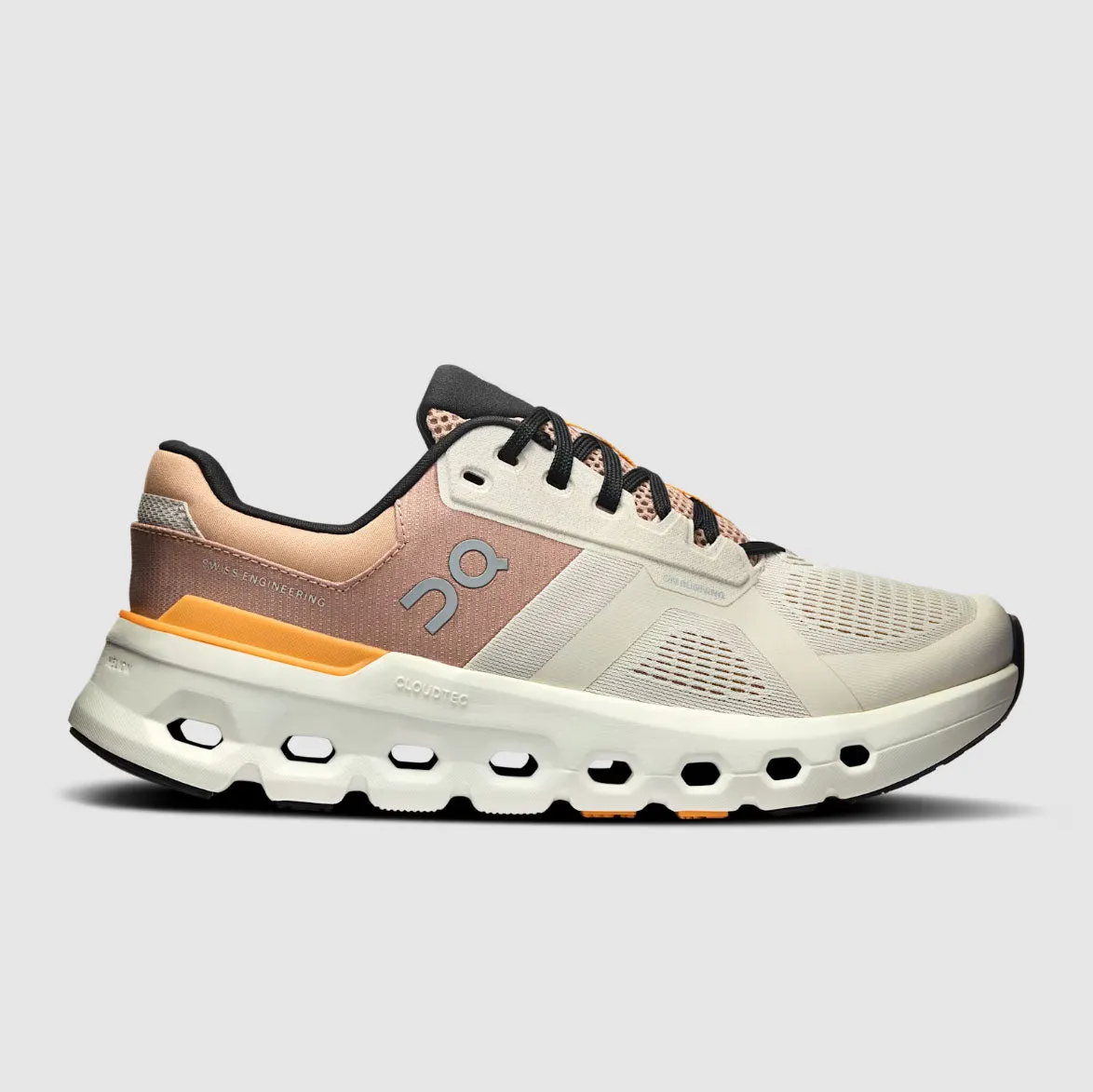 Chaussures On Women's Cloudrunner 2 - Perle / Mandarine On Cloud