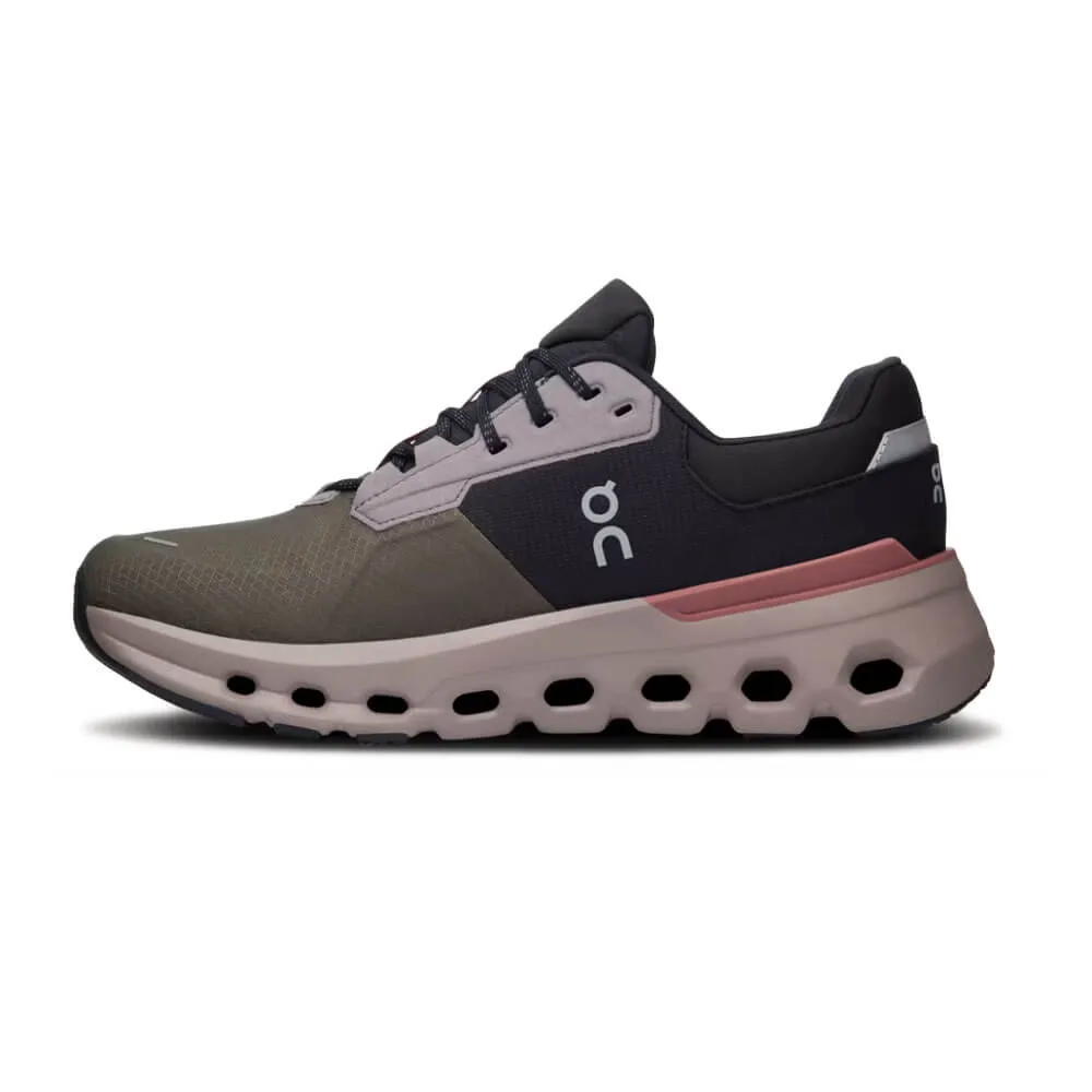 Chaussures On Women's Cloudrunner 2 Imperméables - Olive / Acajou Chaussures On Cloud