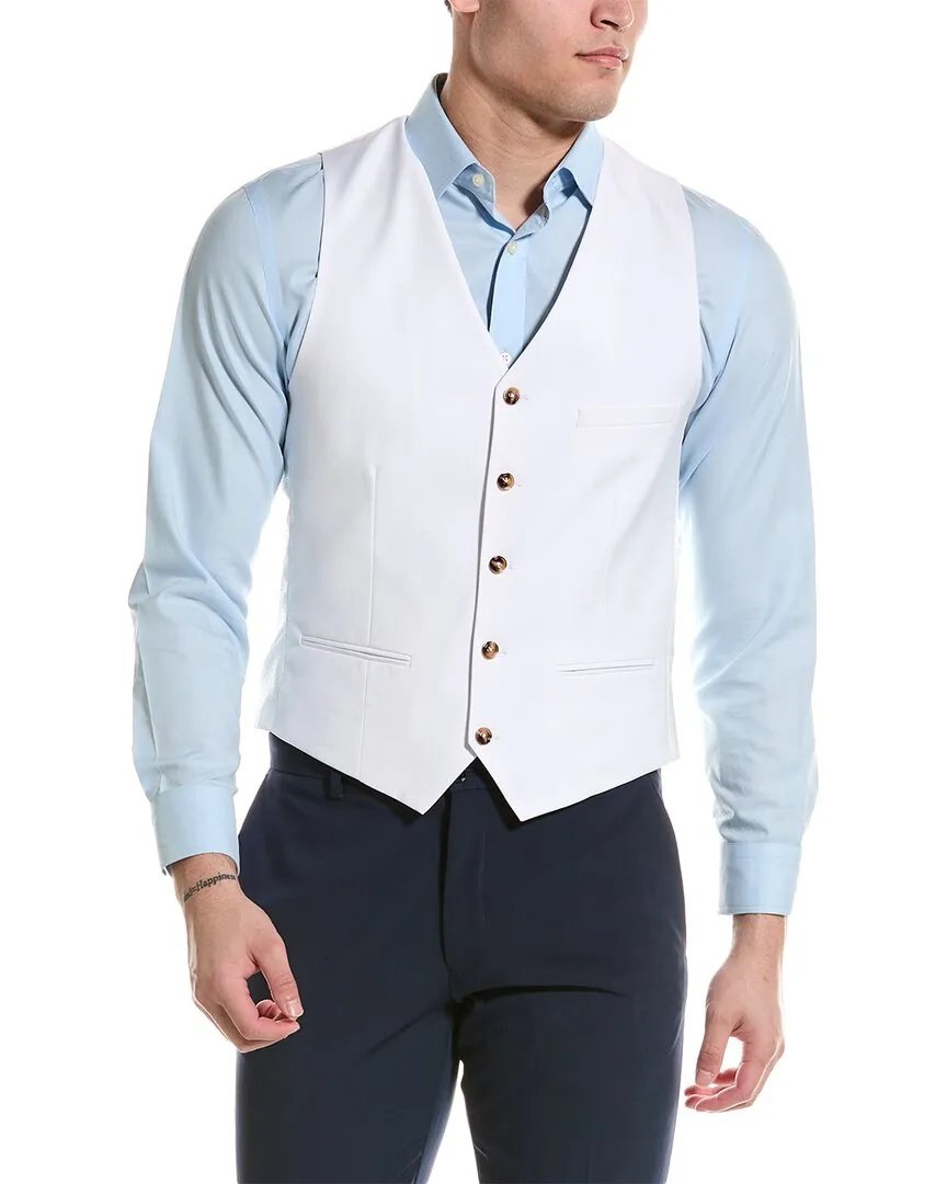 Gilet Slim Fit Paisley & Gray Eaton