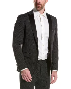 Veste ajustée Grosvenor à motifs Paisley & Gris