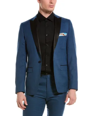Veste de smoking élégante Paisley & Gray Grosvenor Slim Peak