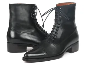 Paul Parkman Chaussures Bottes en cuir Goodyear Welted pour hommes Paul Parkman en noir